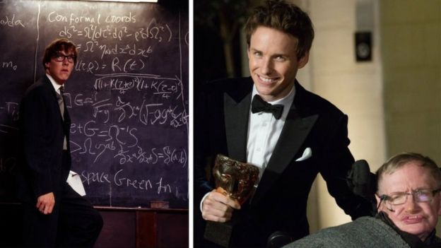 Benedict Cumberbatch and Stephen Hawking